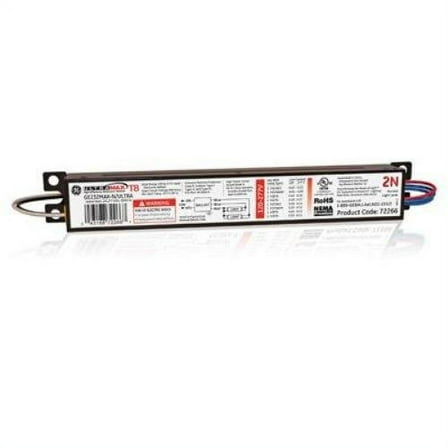 GE Lighting 72266 GE232MAX-N/ULTRA 120/277-Volt UltraMax Electronic Fluorescent T8 Multi-Volt Instant Start Ballast 2 or 1 F32T8 Lamps