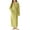 Green, variant on Women's Ankle Fleece Bathrobe Belt Cold Weather Fall Long Nightwear Billowy Bath Robe Chunky Drop Shoulder Grey Medium-Large