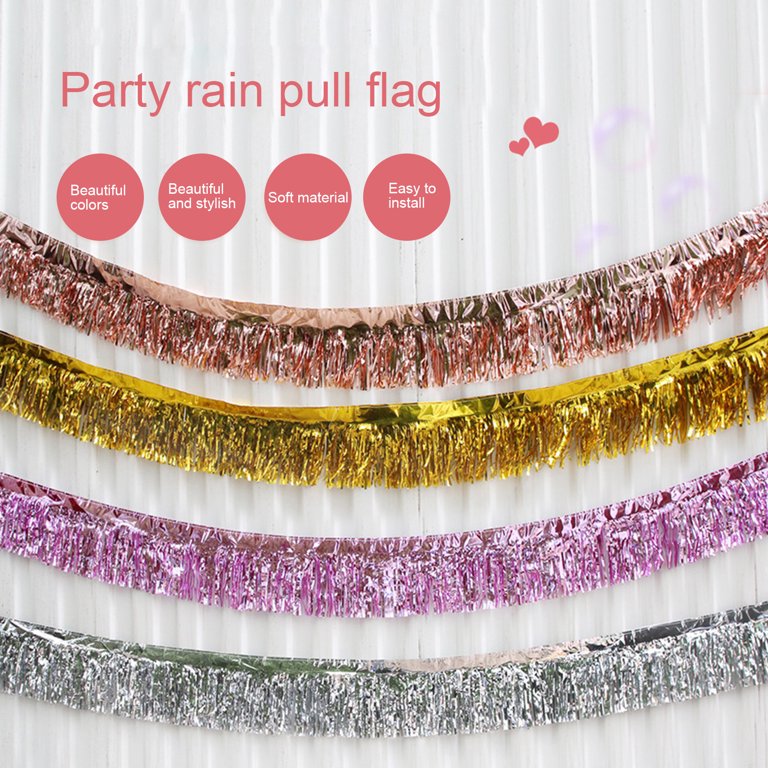 Metallic Fringe Garland