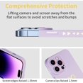 thumbnail image 2 of Compatible with iPhone 14 Pro Max Case for Women with Camera Protection, Luxury Soft Silicone Heart Design Cute Phone Case Shockproof Protective Case for iPhone 14 Pro Max 6.7" (Purple), 2 of 8