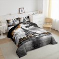 thumbnail image 3 of Homewish Eiffel Tower Bedding Comforter Set 2pcs for Kids Teens Girls,Romantic Lover Couple Twin Comforter Sets Microfiber,Happy Valentine Breathable Bedding Set,Microfiber Bedroom Decor,Reversible, 3 of 8