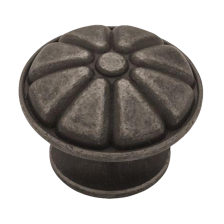 Liberty PN0848-PEW 1 1/2" Pie Segment Cabinet Drawer Pull Knob Pewter