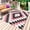 Pink, variant on Turquoise Aztec Outdoor Rug 4x6 Ft - Reversible Patio Rug Outdoor Camping Rugs, Black White Southwest Vintage Geometric Indoor Outdoor Area Rugs, Non-Slip Outdoor Carpet Runner for Deck/Porch