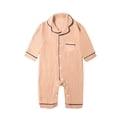 thumbnail image 1 of Pijama de algodón orgánico para bebé, Pelele de muselina para recién nacido, ropa de ocio para niños y niñas, monos para niños pequeños, 1 of 4