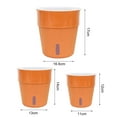 thumbnail image 7 of Travelwant Plant Pots, Self Watering Pots High Drainage Planters with Attached Saucer Reservoir and Watering Lip, for Indoor & Outdoor Flowers Plants Windowsill Gardens, 7 of 7