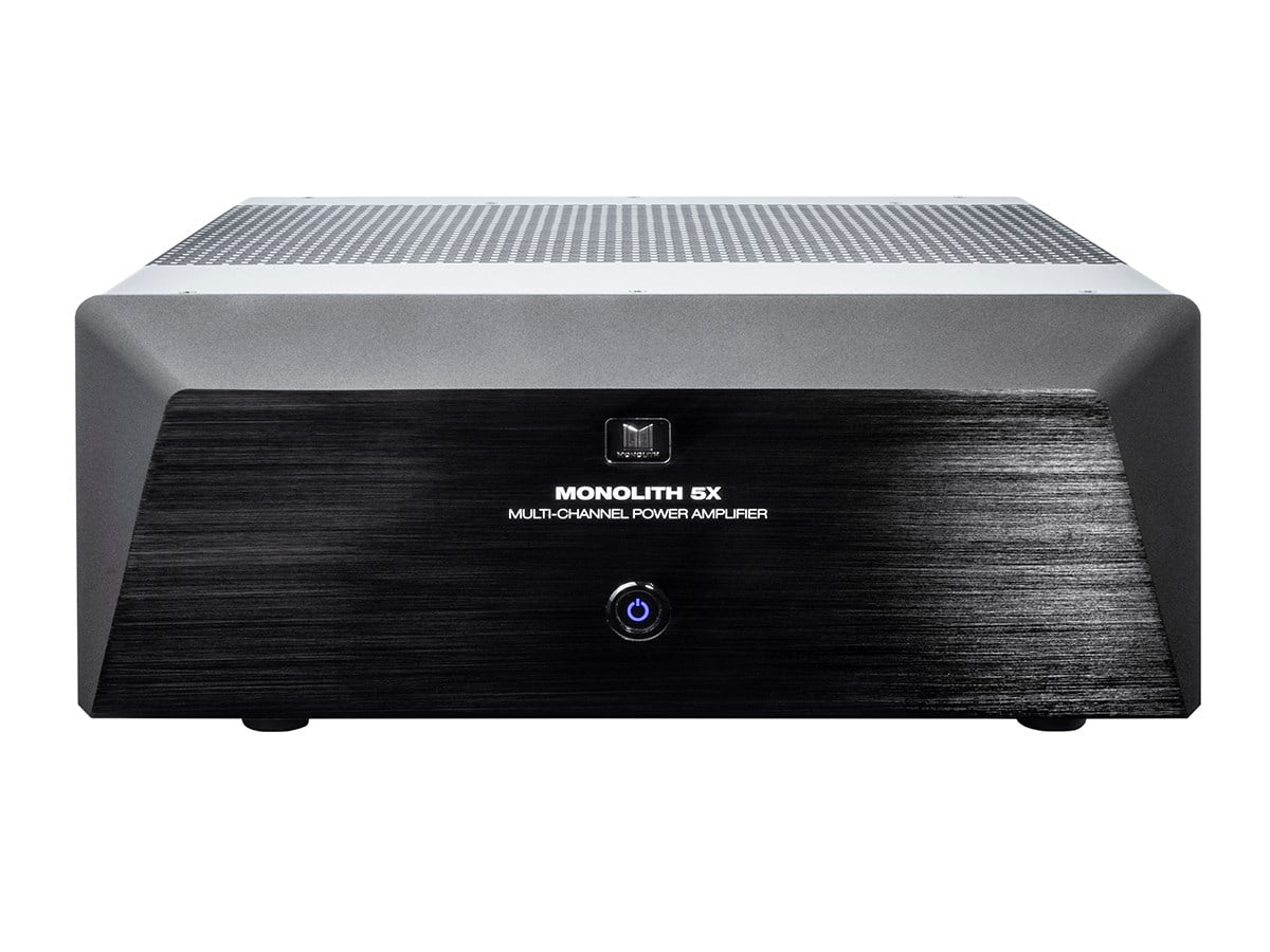 Monoprice Monolith MultiChannel Power Amplifier Black With 5x200 Watt Per Channel, XLR Inputs