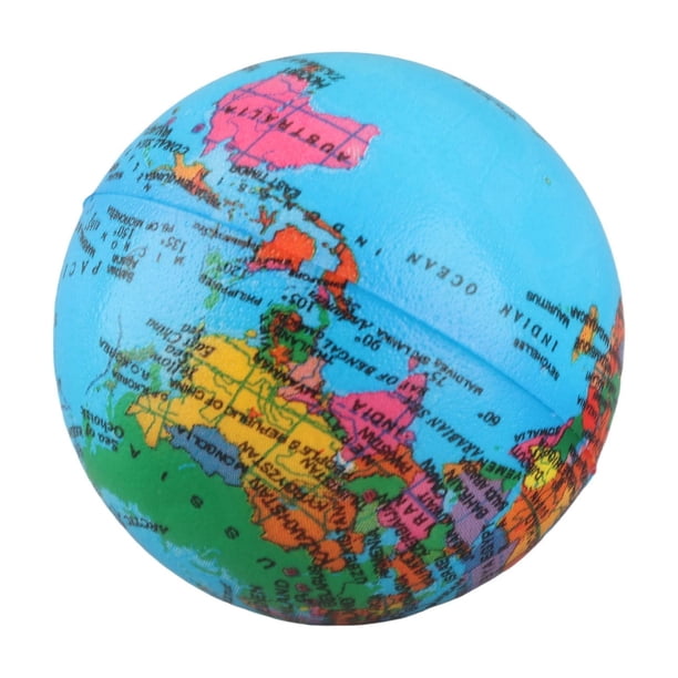 Globe Stress Ball, World Stress Balls Tellurion Compacto Como Desarrollo De Enfoque Para Educación Temprana Para Niños De 3 Años + Para Aliviar El Estrés