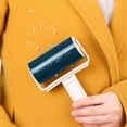 thumbnail image 4 of Reusable Lint Rollers Silicone Washable, Pet Hair Lint Roller, 4 in Extra Sticky Gel, Lint Brush for Clothes, Faux Fur Removal Household tools, deep Teal Head, 1 Pc, 4 of 9