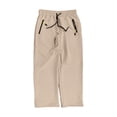 thumbnail image 6 of Zynoxe Men's Pants with Zipper Pockets Adjustable Drawstring Elastic Waist Straight Leg Pants Lightweight Breathable Quick Dry Waterproof Trousers Versatile Solid Color Outdoor Fishing Hiking Pants M, 6 of 6