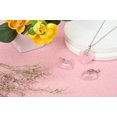 thumbnail image 2 of Collar con colgante de piedra curativa de cristal de corazón de Cuarzo Rosa xiang, 2 of 4