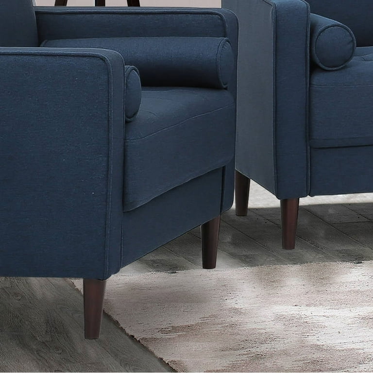 Oversized navy blue chair discount
