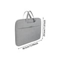 thumbnail image 3 of Outdor Laptop Sleeve With Handle Pocket Shockproof Laptop Cover For 11.6 15.6 Inch Notebook, 3 of 6