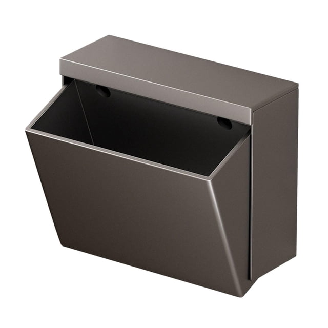 Soporte de papel higiénico para cubierta de caja de pañuelos de baño, elegante organizador de tejidos faciales Montaje de pared de dispensadores para