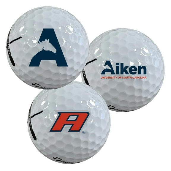 University of South Carolina Aiken Pacers Logo Edition Taylormade Distance Golf Balls 12-Pack (Dozen)