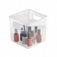 thumbnail image 1 of InterDesign 69230 Bac de Bain Transparent Linus 6 x 6 x 6 Po, Lot de 4, 1 of 4