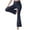 Navy, variant on PEASKJP High Waisted Pants for Women High Waisted Crossover Workout Lounge Bell Bottom Jazz Dress Pants, AG XL