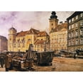 thumbnail image 2 of Vienna Freyung Market. Nthe Freyung Market At Vienna Oil On Canvas 1919 By A. Kostlica. Poster Print by, 2 of 2