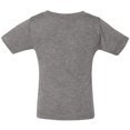 thumbnail image 3 of Bella Canvas Baby Short Sleeve Triblend Tee, 612, Grey Triblend, 3 of 3