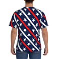 thumbnail image 2 of Rocae Patriotic Star for Men's Moisture-Wicking Crew Tee - T-Shirt for Sports, Outdoor Activities, and Casual WearSmall, 2 of 9