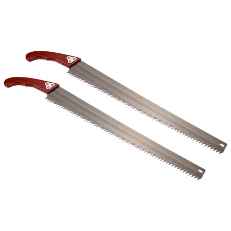 Uxcell 24 Hand Pruning Saw Wood Handle for Camping Garden 2Pcs