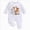 A14-White, variant on Long Sleeve Bodysuits One-piece Cotton for Infant Baby Boys, Girls, Unisex 6-12 Months 12-24 Months 2t 3t 4t 5t 6t 7t 8t 9t Children(White,3-6 Months)