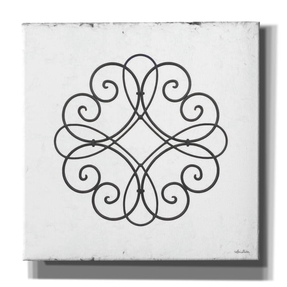 Epic Graffiti 'Metal Art on Stucco II' by Lori Deiter, Canvas Wall Art, 12"x12"