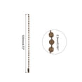 thumbnail image 2 of Uxcell 4.72" Ball Bead Chains with Connectors for Chains DIY Crafts, 24 Pack Brown, 2 of 6