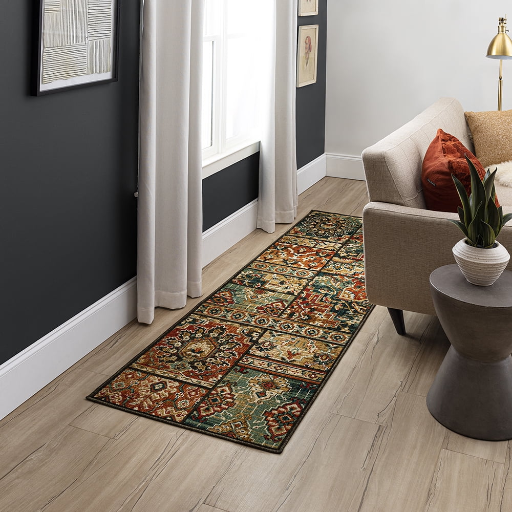 Mohawk Home Alderley Ornamental Woven Indoor Runner Rug, Multi, 2'6" x 8'