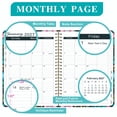 thumbnail image 5 of weVSwe Daily Planner 2026-2027, 6.2 x 8.5 Inch Weekly & Monthly Organizer, Hardcover Agenda with Tabs & Notes, 5 of 8