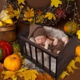 thumbnail image 4 of Wooden Baby Photography Prop Bed – Solid Wood Newborn Photo Prop for Infants, Toddlers & Studio Shoots, 29x40x6cm, 4 of 9
