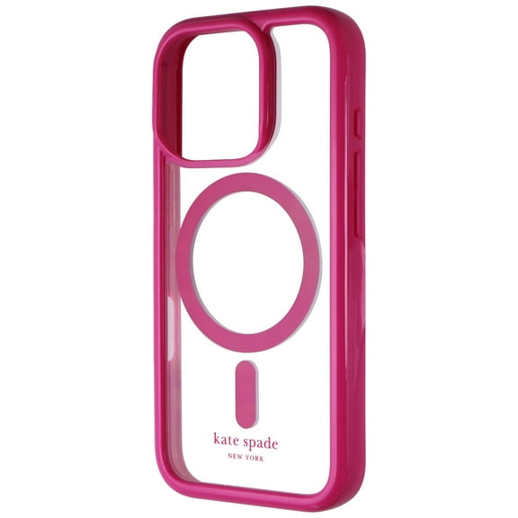 Open Box Kate Spade Ultra Protective Case for MagSafe for iPhone 16 Pro - Pink/Clear