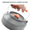 thumbnail image 4 of 1.1L Outdoor Portable Coffee Pot Camping Teapot Kettle Mountaineering Camping Picnic Aluminum Pot Hanging Pot, 4 of 6