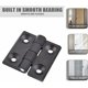 thumbnail image 4 of 4 Piezas Orificios de Bisagra Plegables Planas, Bisagra Exterior de Acero Inoxidable, Bisagra de Puerta de Servicio Pesado, para Puertas Fijas, Puertas de Entrada, Puertas de Dormitorio, Puertas de J, 4 of 5
