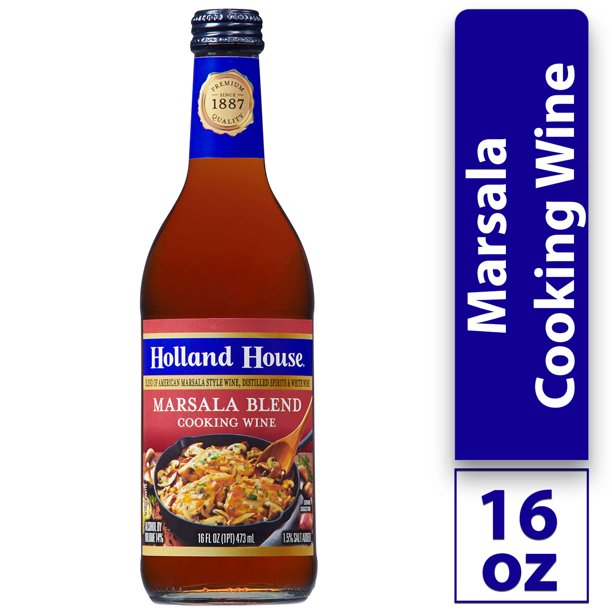 (6 Pack)Holland House Marsala Cooking Wine, 16 oz.