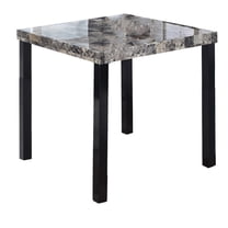 Best Master Furniture Best Master Melissa Square Faux Marble Top Counter Height Table