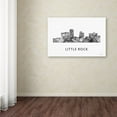 thumbnail image 3 of Trademark Fine Art 'Little Rock Arkansas Skyline WB-BW' Canvas Art by Marlene Watson, 3 of 3