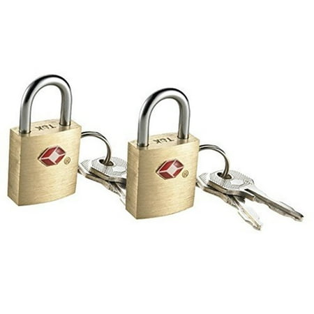Sentry Hardware - Conair TS2A01TS Travel Smart Travel Sentry Padlocks - 2 Pack