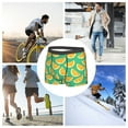 thumbnail image 7 of Mens Underwear Boxer Briefs - cartoon Lemon orange Comfort Breathable men's boxer briefs with Flex Waistband, 7 of 7