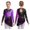 Purple, variant on iixpin Kids Girls Figure Skating Dress Ballet Dance Skirts Rhythmic Gymnastics Dance Leotard Ballerina Outfit Black 12