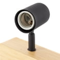 thumbnail image 5 of Eglo Lighting Kingswood 6 Light Track Ceiling Mount Fixture, Brown & Black, 5 of 10