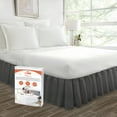 thumbnail image 1 of SGI Bedding 16 Inch Ruffled Bedskirt | Microfiber Ruffled Bed Skirt | Fade-Resistant, Wrinkle-free, Anti-static, Decorative, Extra Storage Space, Clutter-Free |Full, Dark Gray, 1 of 6