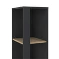 thumbnail image 3 of Tvilum Sign Open Narrow 5 Shelf Bookcase for Adults, Matte Grey/Jackson Hickory, 3 of 15