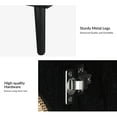 thumbnail image 5 of 63" Wooden 4 Rattan Arch Doors Sideboard Kitchen Storage TV Stand Cabinet Home Living Room Adult Black, 5 of 11