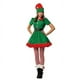 thumbnail image 5 of (Falda de 120 CM) Disfraces de Navidad para padres e hijos Disfraz de elfo de Navidad verde Ropa de cosplay para niños Disfraces de elfo para adultos Disfraces, 5 of 5
