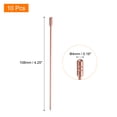 thumbnail image 2 of Uxcell 10Pcs Stainless Steel Cocktail Toothpicks, 4.25 Inch Metal Cocktail Picks Fruit Sticks, Rose Gold Cylinder, 2 of 5