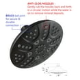 thumbnail image 3 of Ana Bath High Pressure Anti-Clog 6" 30-Setting Dual Shower Head with Handheld Shower Combo + 5 ft Shower Hose with Brass Connectors (Oil Rubbed Bronze), 3 of 8