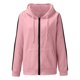 thumbnail image 3 of Mujeres Casual manga larga bolsillo suelto sólido cremallera medio y largo Tops sudaderas con capucha blusa de mujer Fridja bvmnju5795, 3 of 6