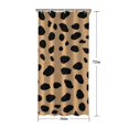 thumbnail image 5 of Brown and Black Of Leopard Print Shower Curtain 36"x72" ,Bathroom Decorative Shower Curtains Set with 12 Hooks,Modern Waterproof Washable Shower Curtain, 5 of 6