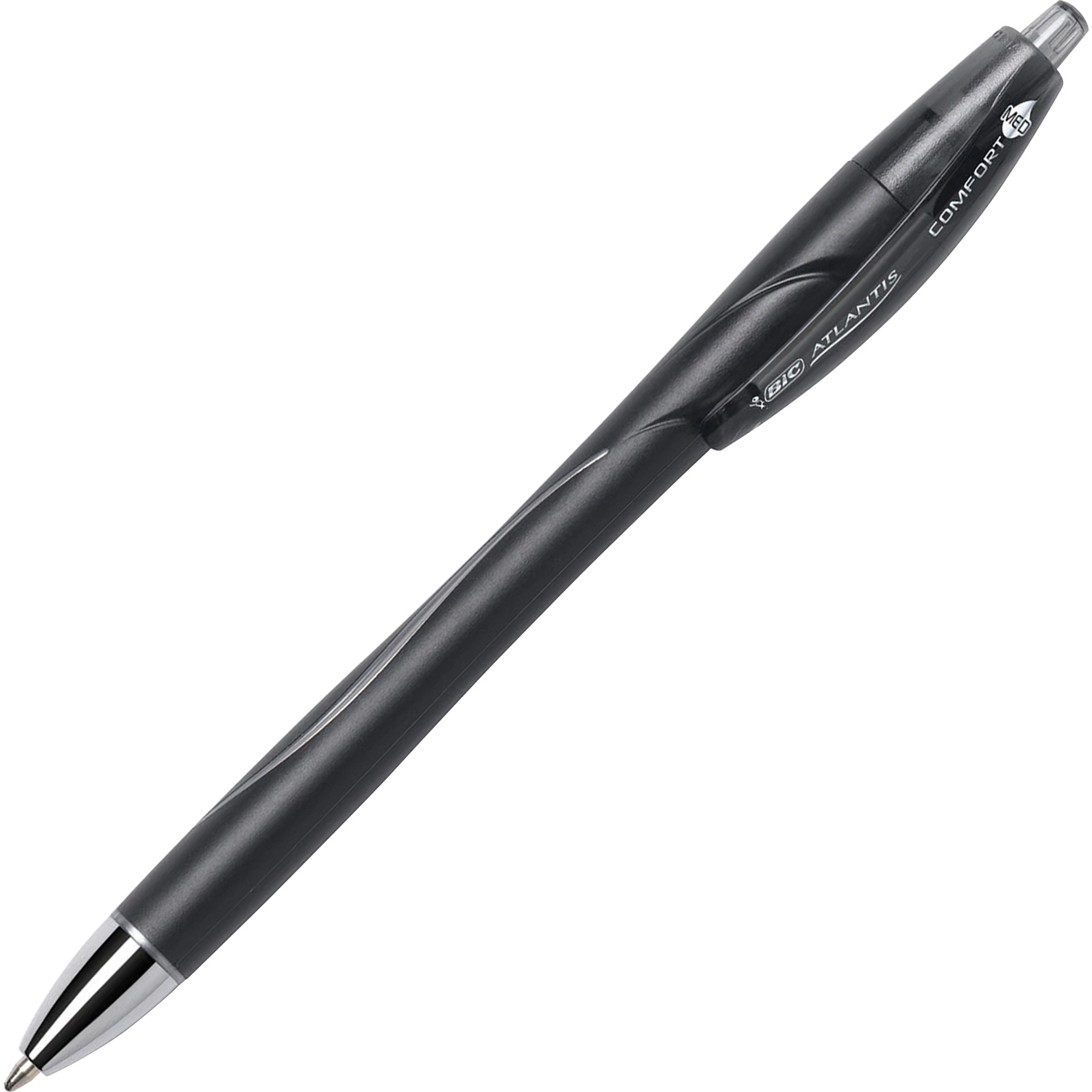 BIC Atlantis Exact Kugelschreiber, 0,7 Mm Fein, 12 Stück In Gemischten Farben