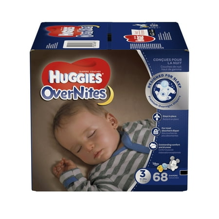 HUGGIES OverNites Diapers (Choose Size and Diaper Count)